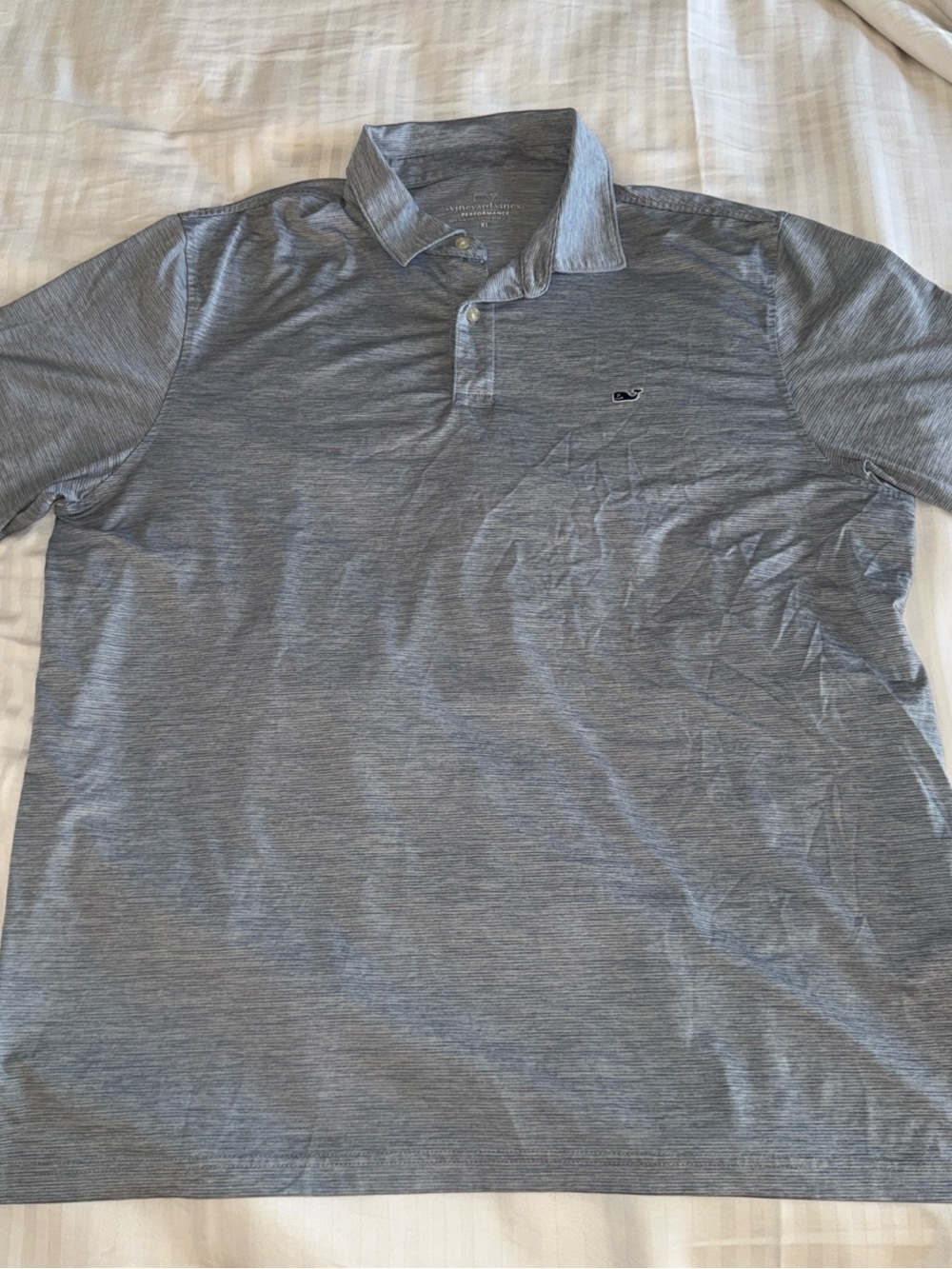 Vineyard Vines/Polo Golf Shirt/Gray Performance/ Men Size XL/ New No Tags